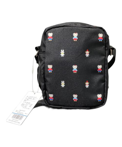 familiar（ファミリア）familiar (ファミリア) ピクセルアート柄ショルダーバッグ ブラック 未使用品の古着・服飾アイテム