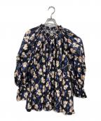 MARIHAマリハ）の古着「秋の花のブラウス」｜ブラック