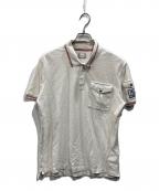 MONCLERモンクレール）の古着「MAGLIA POLO」｜ホワイト