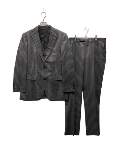 BURBERRY BLACK LABEL（バーバリーブラックレーベル）BURBERRY BLACK LABEL (バーバリーブラックレーベル) 3Pスーツ グレー サイズ:Lの古着・服飾アイテム