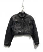 masonprinceメゾンプリンス）の古着「デニムジャケット」｜ブラック