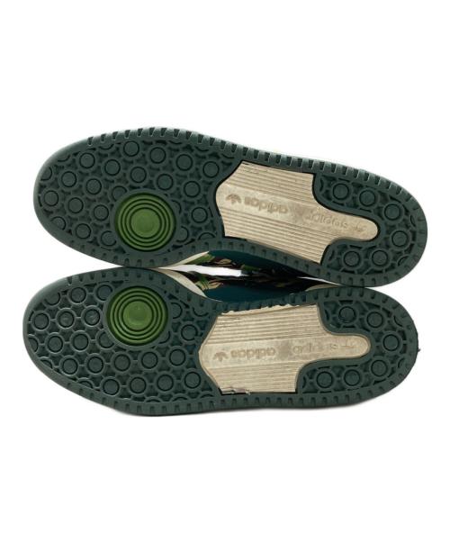 adidas（アディダス）adidas (アディダス) A BATHING APE (ア ベイシング エイプ) ADIDAS FORUM 84 BAPE LOW グリーン サイズ:24.5の古着・服飾アイテム