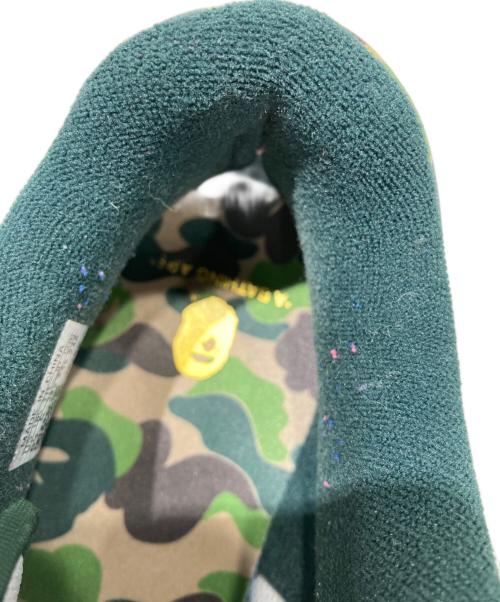 adidas（アディダス）adidas (アディダス) A BATHING APE (ア ベイシング エイプ) ADIDAS FORUM 84 BAPE LOW グリーン サイズ:24.5の古着・服飾アイテム