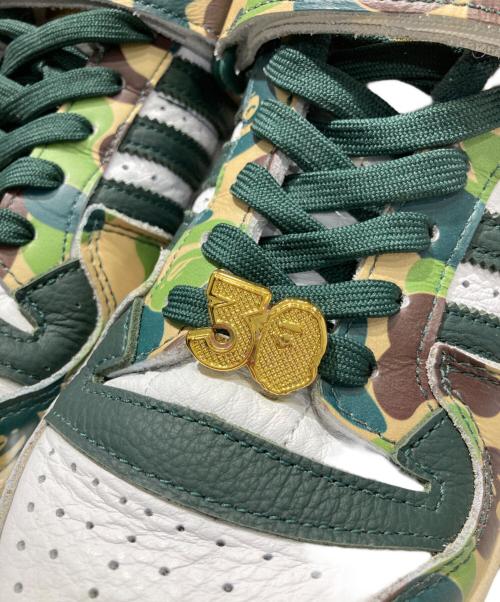adidas（アディダス）adidas (アディダス) A BATHING APE (ア ベイシング エイプ) ADIDAS FORUM 84 BAPE LOW グリーン サイズ:24.5の古着・服飾アイテム