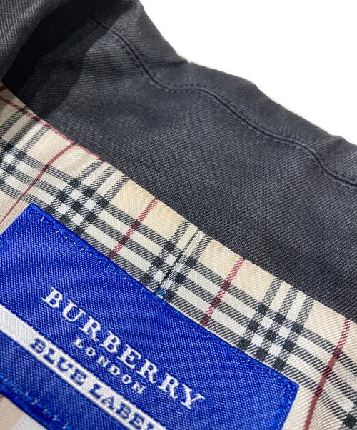 BURBERRY BLUE LABEL（バーバリー ブルー レーベル）BURBERRY BLUE LABEL (バーバリーロンドンブルーレーベル) トレンチコート ブラック サイズ:40の古着・服飾アイテム