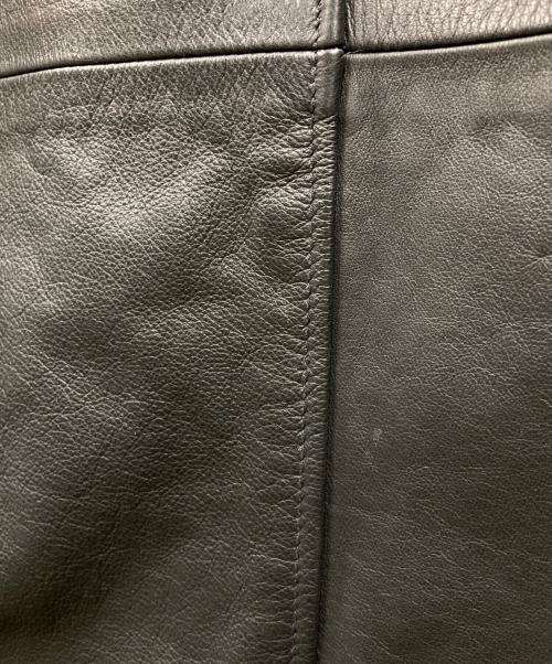 Schott（ショット）Schott (ショット) LEATHER CHESTER LONG COAT ブラック サイズ:Sの古着・服飾アイテム