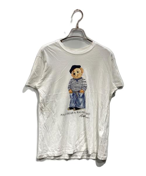 POLO RALPH LAUREN（ポロ・ラルフローレン）POLO RALPH LAUREN (ポロ・ラルフローレン) ポロベアTシャツ ホワイト サイズ:XSの古着・服飾アイテム