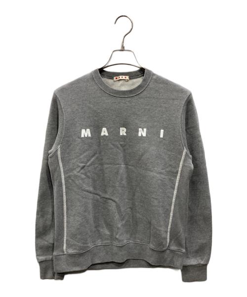 MARNI（マルニ）MARNI (マルニ) ロゴプリントスウェット グレー サイズ:KIDS 14の古着・服飾アイテム