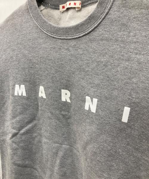 MARNI（マルニ）MARNI (マルニ) ロゴプリントスウェット グレー サイズ:KIDS 14の古着・服飾アイテム