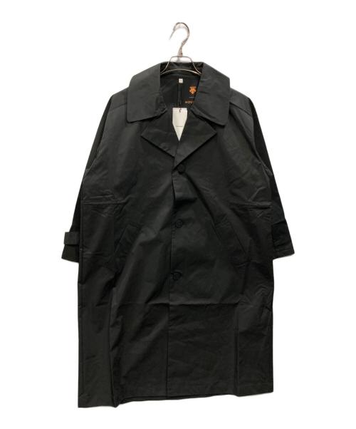 DESCENTE（デサント）DESCENTE (デサント) moussy (マウジー) DM HOODED OVER TRENCH COAT ブラック サイズ:M 未使用品の古着・服飾アイテム