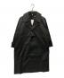 DESCENTE（デサント）の古着「DM HOODED OVER TRENCH COAT」｜ブラック