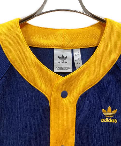 adidas Originals（アディダスオリジナル）adidas originals (アディダスオリジナル) クラシックス+ 半袖シャツ ネイビー サイズ:Mの古着・服飾アイテム