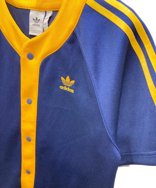 adidas Originals（アディダスオリジナル）adidas originals (アディダスオリジナル) クラシックス+ 半袖シャツ ネイビー サイズ:Mの古着・服飾アイテム