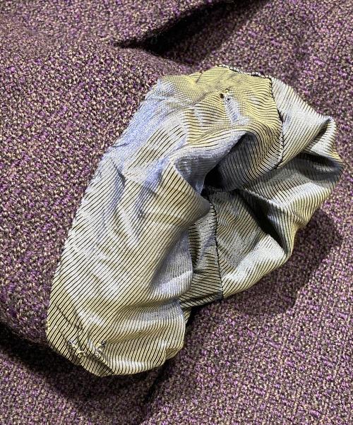 MaxMara（マックスマーラ）MaxMara (マックスマーラ) カシミヤ混ウールジャケット パープル サイズ:44の古着・服飾アイテム