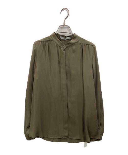 theory luxe（セオリーリュクス）theory luxe (セオリーリュクス) シルクブラウス カーキ サイズ:38の古着・服飾アイテム