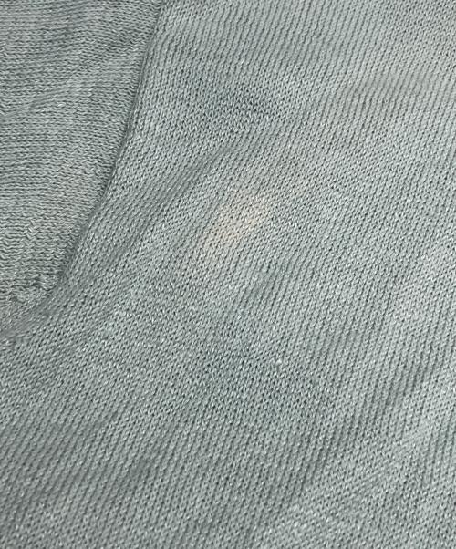 MARGARET HOWELL（マーガレットハウエル）MARGARET HOWELL (マーガレットハウエル) TWISTED LINEN COTTON カーディガン グリーン サイズ:Fの古着・服飾アイテム