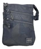 PORTERポーター）の古着「アロハショルダーバッグ」｜ブラック