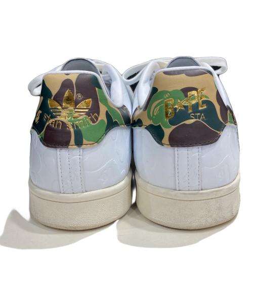 adidas Originals（アディダスオリジナル）adidas Originals (アディダスオリジナル) A BATHING APE (ア ベイシング エイプ) スタンスミス ホワイト サイズ:31cmの古着・服飾アイテム