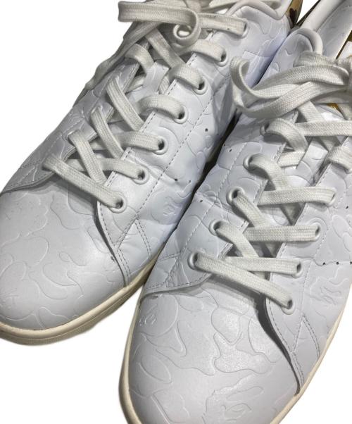 adidas Originals（アディダスオリジナル）adidas Originals (アディダスオリジナル) A BATHING APE (ア ベイシング エイプ) スタンスミス ホワイト サイズ:31cmの古着・服飾アイテム