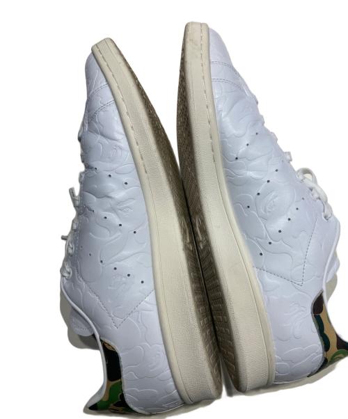adidas Originals（アディダスオリジナル）adidas Originals (アディダスオリジナル) A BATHING APE (ア ベイシング エイプ) スタンスミス ホワイト サイズ:31cmの古着・服飾アイテム