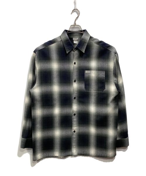 CalTop（キャルトップ）CalTop (キャルトップ) オンブレチェックシャツ ブラック サイズ:表記なしの古着・服飾アイテム