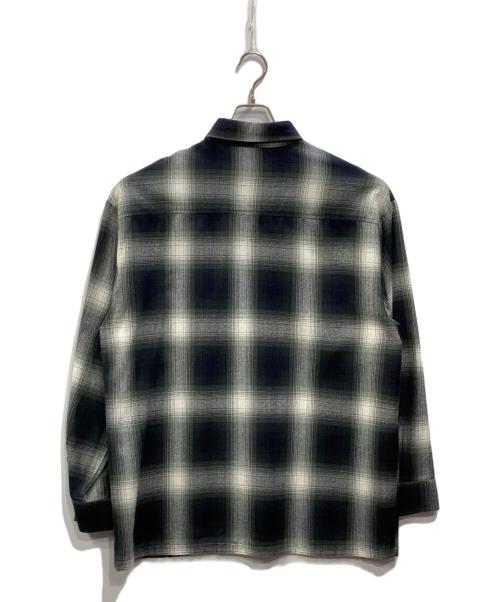 CalTop（キャルトップ）CalTop (キャルトップ) オンブレチェックシャツ ブラック サイズ:表記なしの古着・服飾アイテム