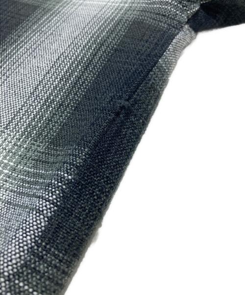 CalTop（キャルトップ）CalTop (キャルトップ) オンブレチェックシャツ ブラック サイズ:表記なしの古着・服飾アイテム