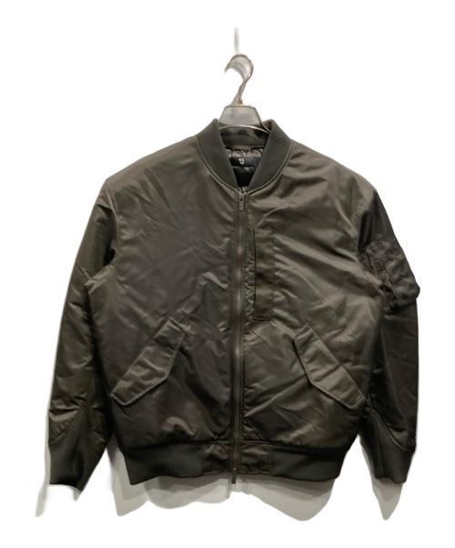 UNIQLO+J（ユニクロ プラスジェイ）UNIQLO+J (ユニクロ ジェイ) ハイブリッドダウンオーバーサイズMA-1ブルゾン オリーブ サイズ:Lの古着・服飾アイテム