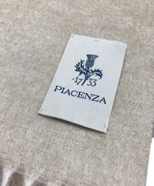 PIACENZA（ピアチェンツァ）PIACENZA (ピアチェンツァ) シルクカシミヤマフラー ベージュの古着・服飾アイテム