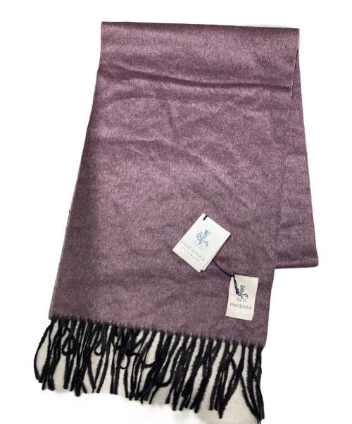 PIACENZA（ピアチェンツァ）PIACENZA (ピアチェンツァ) シルクカシミヤマフラー パープルの古着・服飾アイテム