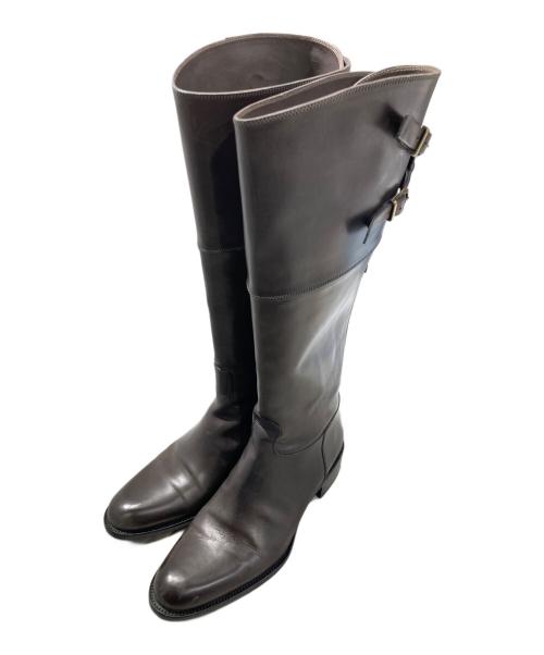 SARTORE（サルトル）SARTORE (サルトル) バックベルトロングブーツ ブラウン サイズ:37の古着・服飾アイテム