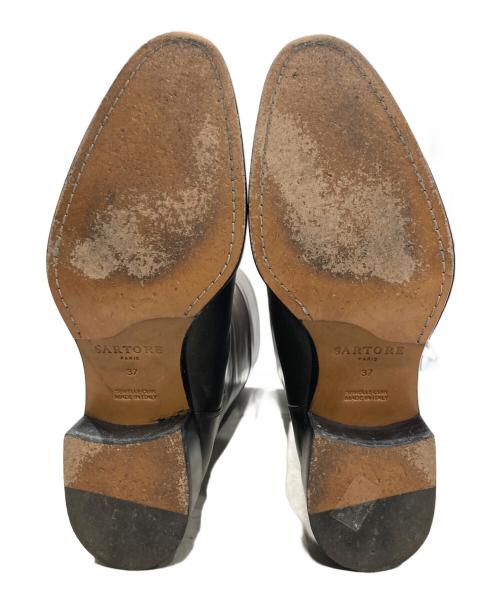 SARTORE（サルトル）SARTORE (サルトル) バックベルトロングブーツ ブラウン サイズ:37の古着・服飾アイテム