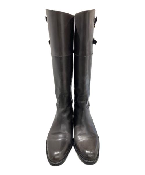 SARTORE（サルトル）SARTORE (サルトル) バックベルトロングブーツ ブラウン サイズ:37の古着・服飾アイテム