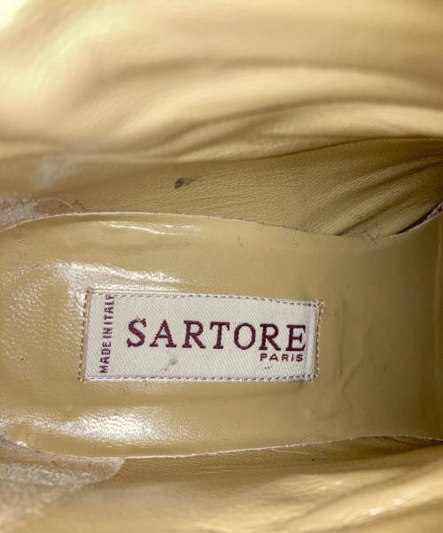 SARTORE（サルトル）SARTORE (サルトル) バックベルトロングブーツ ブラウン サイズ:37の古着・服飾アイテム