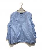 mizuiro-indミズイロインド）の古着「レイヤードブラウス」｜スカイブルー