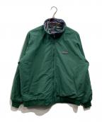 LAND'S ENDランズエンド）の古着「フリースジャケット」｜グリーン