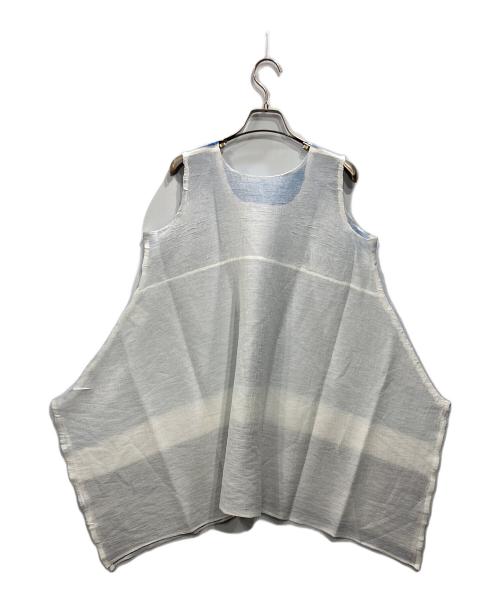 me ISSEY MIYAKE（ミーイッセイ ミヤケ）me ISSEY MIYAKE (ミーイッセイ ミヤケ) シースルー クレープ チュニック マルチカラー サイズ:Freeの古着・服飾アイテム