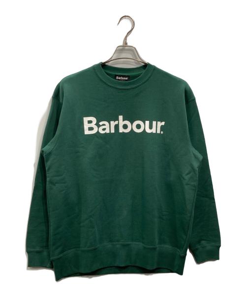 Barbour（バブアー）Barbour (バブアー) Basic sweat crew neck グリーン サイズ:Mの古着・服飾アイテム