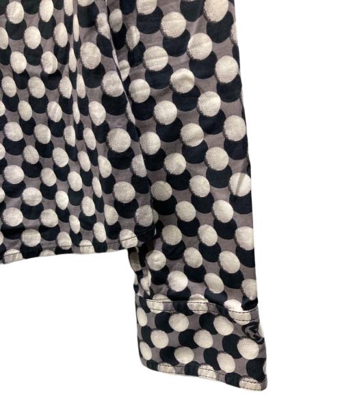 GUCCI（グッチ）GUCCI (グッチ) ゴルフボール総柄シャツ グレー サイズ:40の古着・服飾アイテム