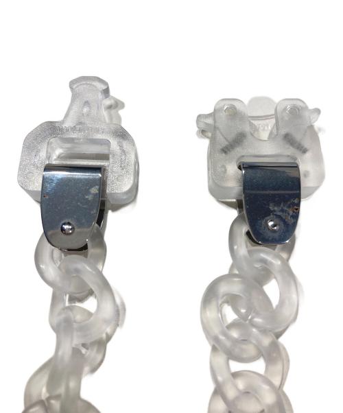 1017 ALYX 9SM（テンセブンティーン アリクス ナインエスエム）1017 ALYX 9SM (アリクス) TRANSPARENT CHAIN BRACELET クリアの古着・服飾アイテム