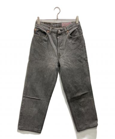URU ウル デニムパンツ 2(M位) グレー系(デニム) 【古着】【中古】 中古・古着通販】LEVI'S (リーバイス) 901ブラックデニムパンツ グレー