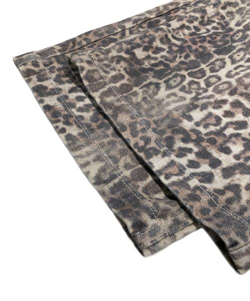 Jaded London（ジェイデッドロンドン）JADED LONDON (ジェイデッドロンドン) レオパードデニム ベージュ サイズ:76cm (W30)の古着・服飾アイテム