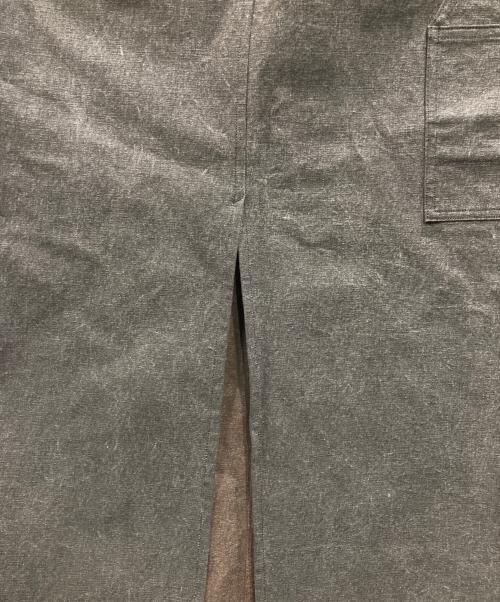 AURALEE（オーラリー）AURALEE (オーラリー) WASHED HARD TWIST CANVAS SKIRT グレーの古着・服飾アイテム