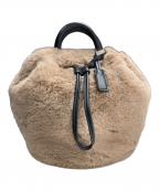 MACKINTOSH PHILOSOPHYマッキントッシュ フィロソフィー）の古着「エコファーショルダーバッグ」｜ベージュ