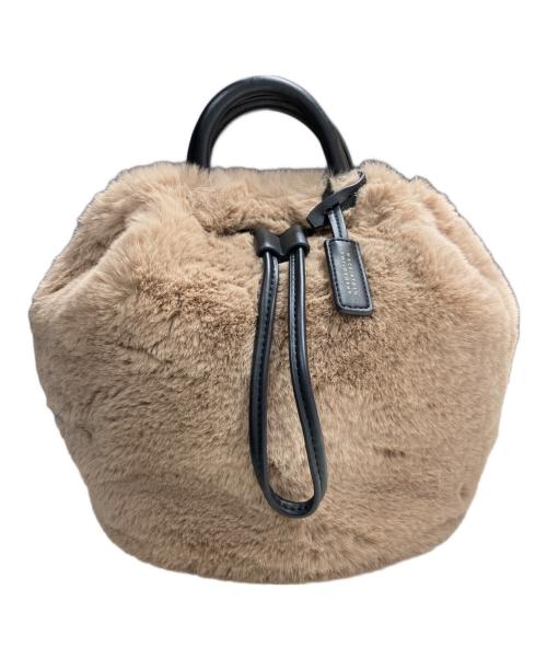 MACKINTOSH PHILOSOPHY（マッキントッシュ フィロソフィー）MACKINTOSH PHILOSOPHY (マッキントッシュ フィロソフィー) エコファーショルダーバッグ ベージュの古着・服飾アイテム