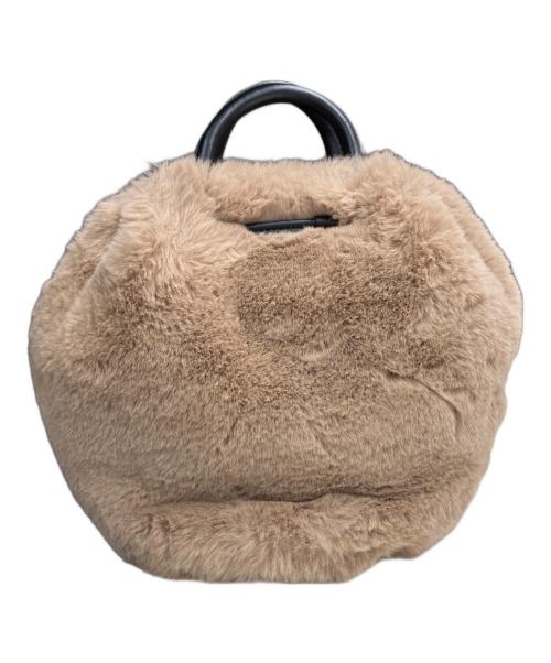 MACKINTOSH PHILOSOPHY（マッキントッシュ フィロソフィー）MACKINTOSH PHILOSOPHY (マッキントッシュ フィロソフィー) エコファーショルダーバッグ ベージュの古着・服飾アイテム