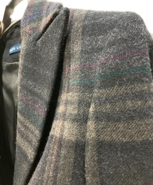 RALPH LAUREN（ラルフローレン）RALPH LAUREN (ラルフローレン) ウールチェックジャケット グレー サイズ:2の古着・服飾アイテム