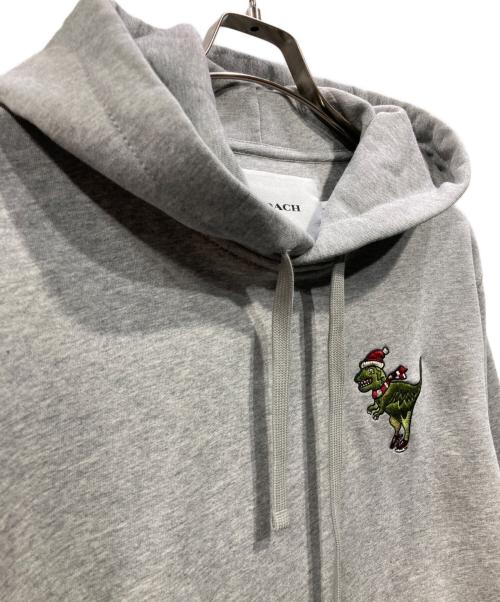 COACH（コーチ）COACH (コーチ) レキシーフーディ グレー サイズ:Sの古着・服飾アイテム