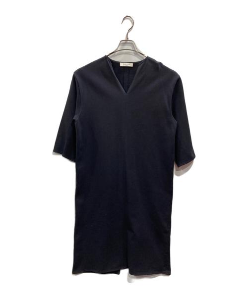 Demi-Luxe Beams（デミルクス ビームス）Demi-Luxe BEAMS (デミルクス ビームス) ヘビーツイル ワンピース ブラック サイズ:Freeの古着・服飾アイテム