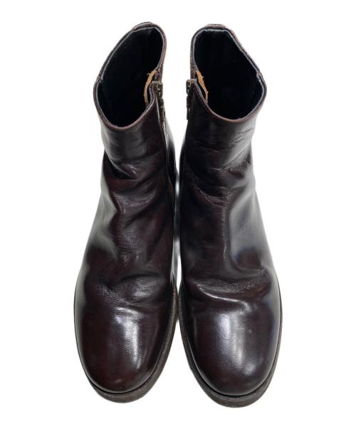 PADRONE（パドローネ）PADRONE (パドローネ) サイドジップブーツ ダークブラウン サイズ:41の古着・服飾アイテム